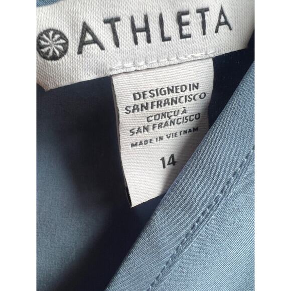 Athleta Brooklyn Jumpsuit Light blue athletic jumpsuit 14-NWT - Picture 6 of 11